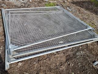 6x Exterior Safety Fencing Panels