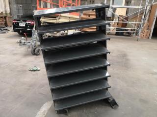 Medium Duty Double Sided Steel Shelving Unit