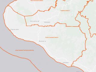 Right to place licences in 3300 - 3320 MHz in South Taranaki District