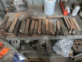 Large Lot of Lathe Turning Tools 