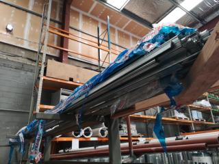 Lot of Steel Ducting Body Edging Trim in 6000mm Lengths