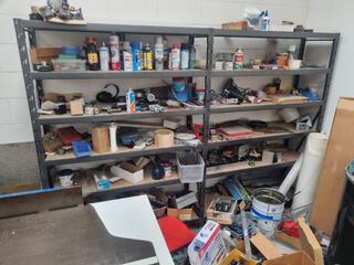 Workshop Shelving Assembly.