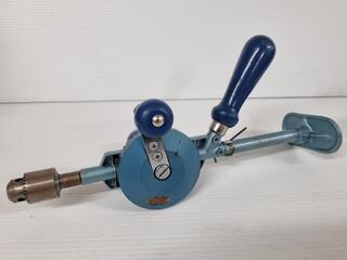 Vintage Footprint Tools Egg Beater Type Hand Drill