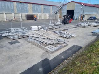 Large Lot of Aluminum External Building Access Systems 