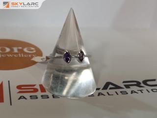 Double Marquise Cut Stack Ring | Amethyst Purple | MJJ for ORE