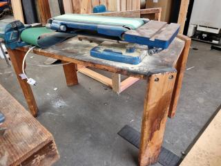 Custom Assembled Workbench w/ Belt Sander & Vice