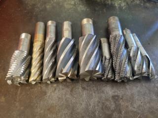 Large Lot of Milling Machine Endmills 