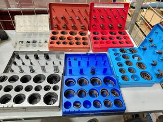 O-ring assortment in plastic cases