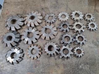 19x Assorted Gear Cutters