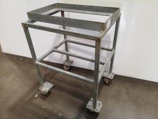 Mobile Steel Trolley for Large Plastic Bins