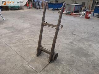 Vintage or Antique Wooden Sack Barrel Trolley