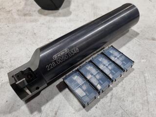 Horn Grooving Toolholder 228.0050.0348 w/ Inserts