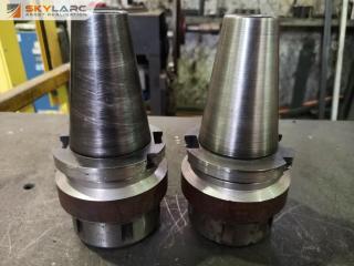 2x CAT50 BT50 Collet Milling Tool Holders