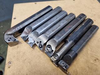 7x Assorted Modified Lathe Boring Bars