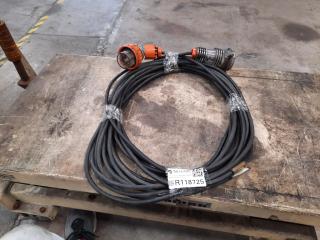 20 Metre 3-Phase 20Amp (500V, 50Hz) Extension Lead