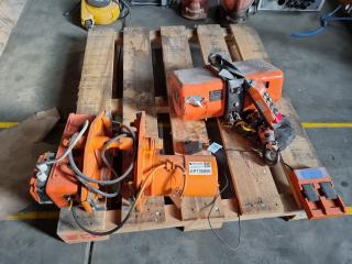 Hitachi Radio Control Electric Chain Hoist and Gantry 