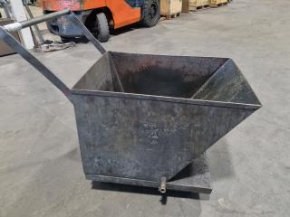 Heavy Duty Scrap Metal Tipping Bin Trolley