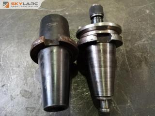 2x CAT50 Milling Tool Holders