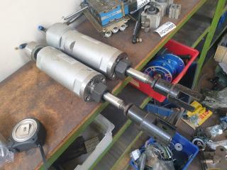 2 x Large SMC Pneumatic Rams