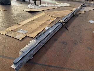 9x Assorted Aluminium Edging Lengths