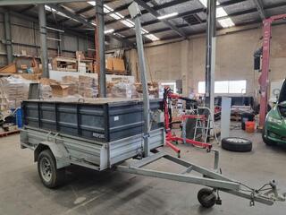 Bridford Single Axle Winch Tipping Trailer