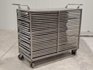 Stainless Steel Tray Trolley
