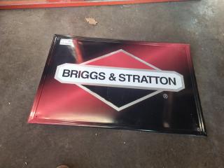 Briggs & Stratton Advertisement Sign (895 x 580mm)