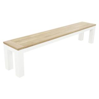 4 Seasons Teak Isla 2.15m Bench - Shell