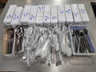 Stainless Steel Spoons & Butter Knives, Bulk Lot