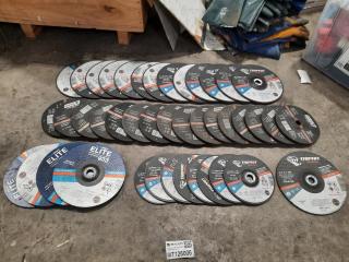 Assortment of 42 Cut-Off/Grinder Wheels