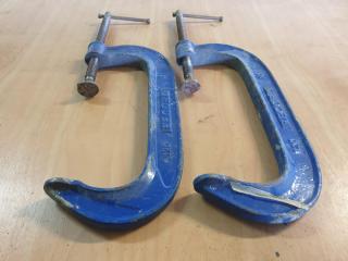 2 x Record 10" G Clamps