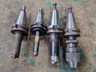 4x Assorted BT40 Type Tool Holders