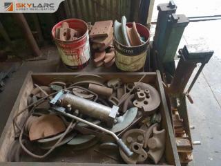 Pallet of ROH Hydraulic Pipe Bender Parts