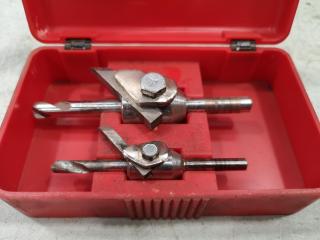 Set of Clark Adjustable Fly Cutter Drills