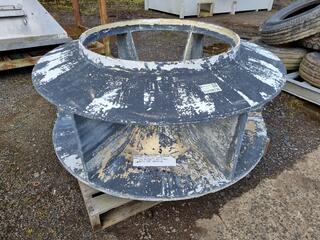 Fiberglass Water Wheel, 1300mm dia