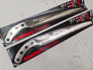 2x Silky Gomtaro Professional Saw Blades