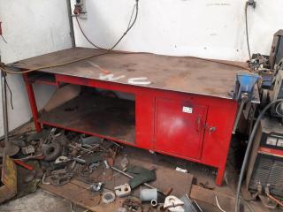 Heavy Duty Steel Workbench with Vice