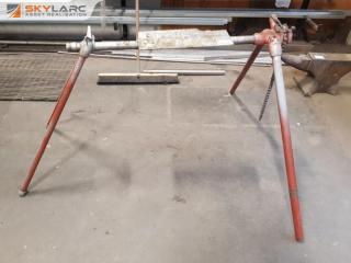 Ridgid Pipe Vice on Stand