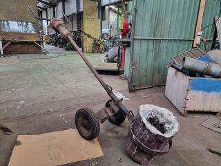 Industrial Forge Crucible Trolley