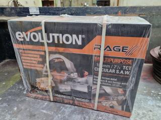 Evolution Rage Corded 185mm TCT Circular Saw