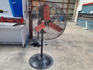 Powerbuilt 700mm Industrial Pedistal Fan