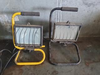 2 Halogen Bulb Worklights