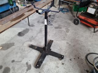 Adjustable Height Oil Changing Pan Stand