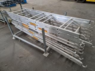 8 Oldfields Scaffolding Tower Platforms frames - 2.5m Long