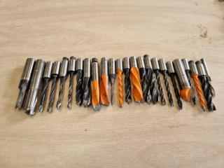 24 Assorted CNC Wood Tools 