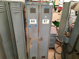 Grey Steel 2 Door Locker Cabinet