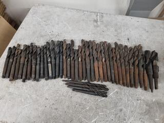 42x Morse Taper Drills w/ No.2 & No.1 Shanks