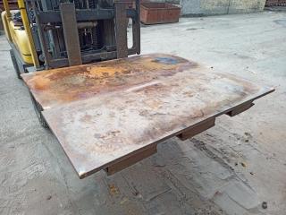 2 x Plate Steel Pallets