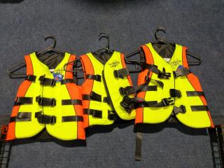 3x Loose Unit Child's Lifejackets, New