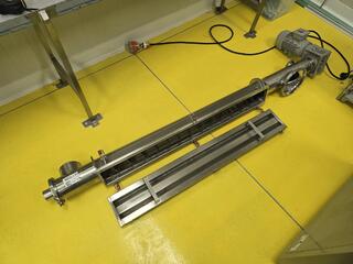 Stainless Steel Auger Screw Conveyor with Induction Motor